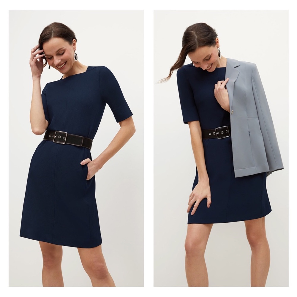 MM.Lafleur The Emily Dress - WonderTex Galaxy Blue Size 2